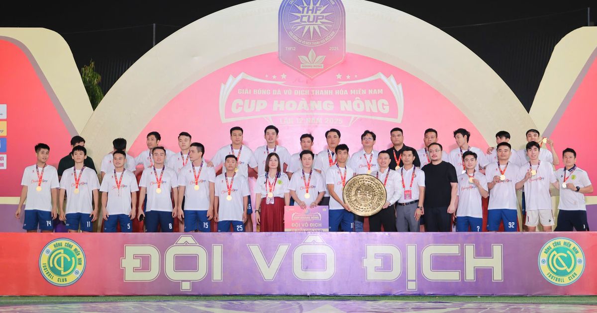 Bế mạc giải bóng đá Thanh Hóa miền Nam (THF12), gọi tên nhà vô địch Nông Cống