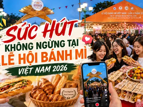 Lễ hội Bánh mì Việt Nam 2026: Không khí bùng nổ tại sự kiện và hiệu ứng lan tỏa mạnh mẽ trên mạng xã hội