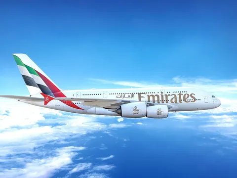 Máy bay A380 Emirates được trang bị Wi-Fi Starlink tốc độ cao
