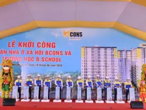 Tập đoàn Bcons khởi công dự án nhà ở xã hội hơn 800 căn ở phường Tân Uyên