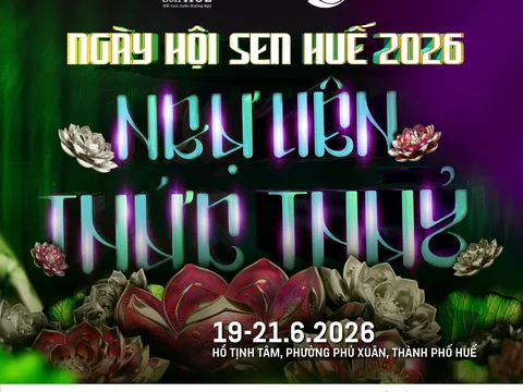 Ngày hội Sen Huế 2026: Đánh thức vẻ đẹp sen ngự giữa Hồ Tịnh Tâm