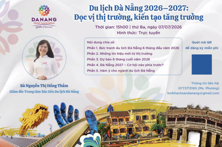 Du lịch Đà Nẵng trước ngã rẽ tăng trưởng: Đọc vị thị trường để bứt phá giai đoạn 2026-2027