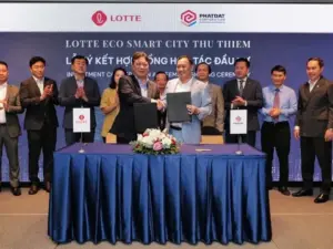 Phát Đạt và Lotte ký hợp tác đầu tư dự án Lotte Eco Smart City Thu Thiem