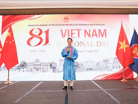 Nam vương Minh Khắc vinh dự dẫn dắt lễ kỷ niệm 81 năm Quốc khánh Việt Nam tại Hồng Kông (Trung Quốc)