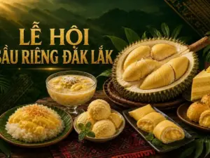Đắk Lắk chiêu đãi du khách “đại tiệc” 102 món từ sầu riêng 