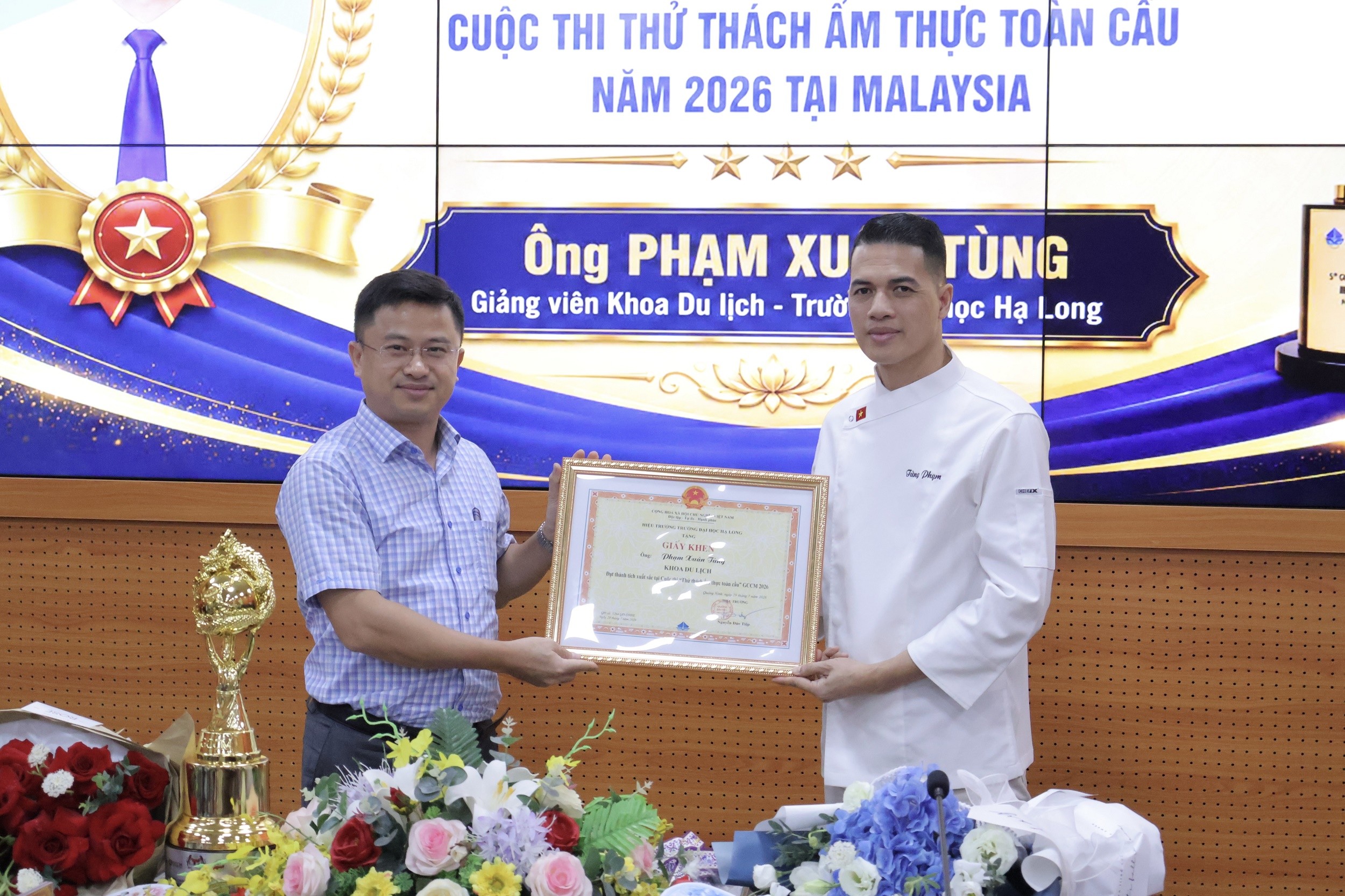 Giảng viên Trường Đại học Hạ Long giành Huy chương Vàng tại cuộc thi ẩm thực quốc tế