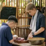 Loạt món ngon xứ Huế tiếp tục chiêu đãi thực khách tại quán nhỏ làng Nham Biều